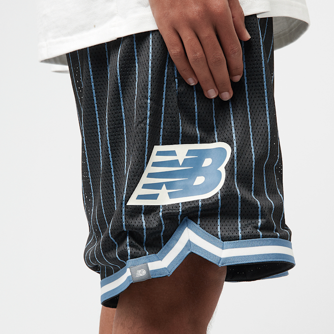 New Balance Printed Mesh Short czarny 42324 5