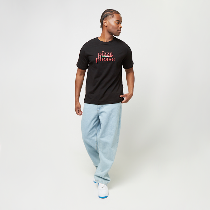 Mister Tee Pizza Please Tee schwarz 42271 4