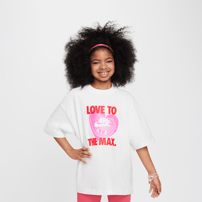 Nike Sportswear Heart T-Shirt biały 42335 1