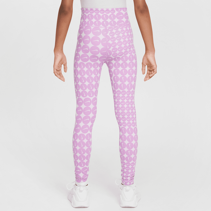 Nike One Dri-FIT All Over Print Leggings morado 42342 2