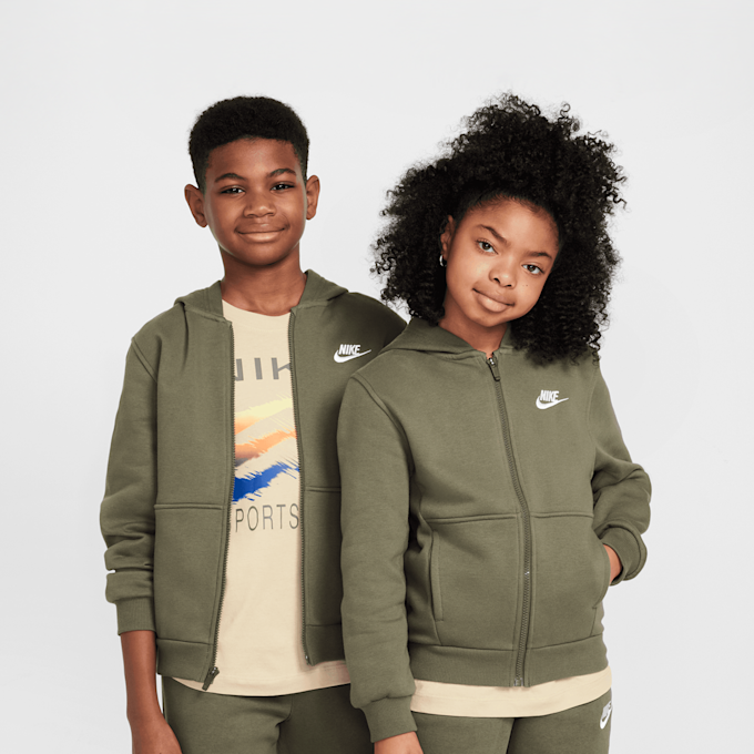 Nike   Sportswear Club Fleece Full-Zip Hoodie vert 42380 1