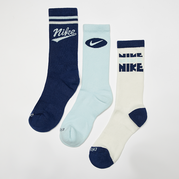 Nike 3 PACK - Everyday Plus Crew Socks multicolore 42384 1
