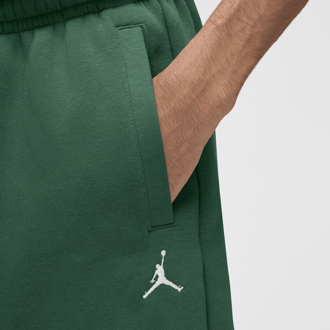 Jordan Brooklyn Fleece Oversized Open-Hem Pants zelena 42409 3
