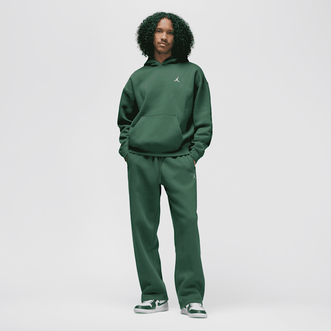 Jordan Brooklyn Fleece Oversized Open-Hem Pants verde 42409 5