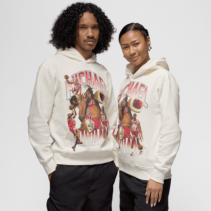 Jordan Flight Graphics Fleece Hoodie beż 42428 1