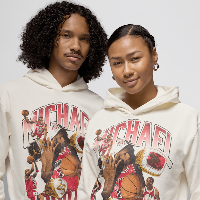 Jordan Flight Graphics Fleece Hoodie beige 42428 3