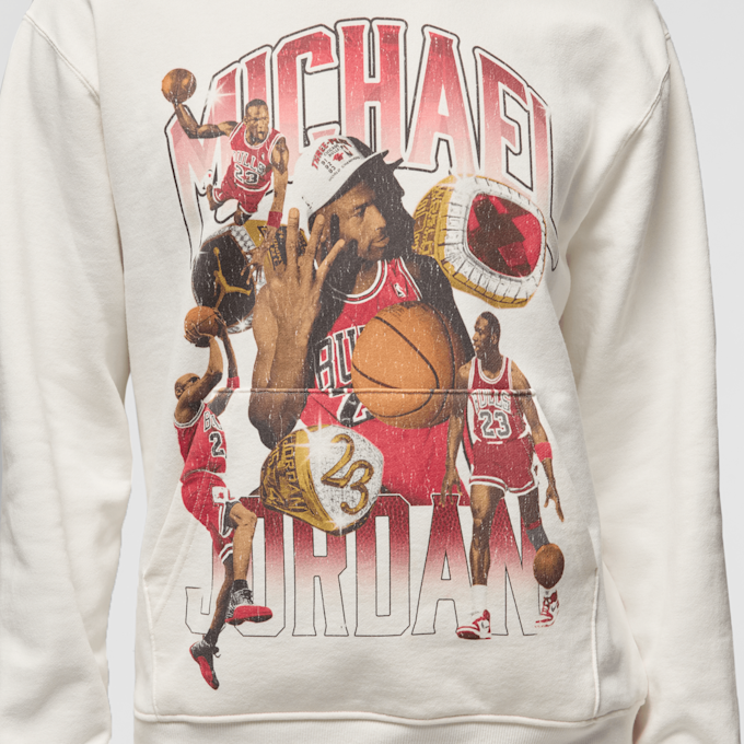 Jordan Flight Graphics Fleece Hoodie beige 42428 4