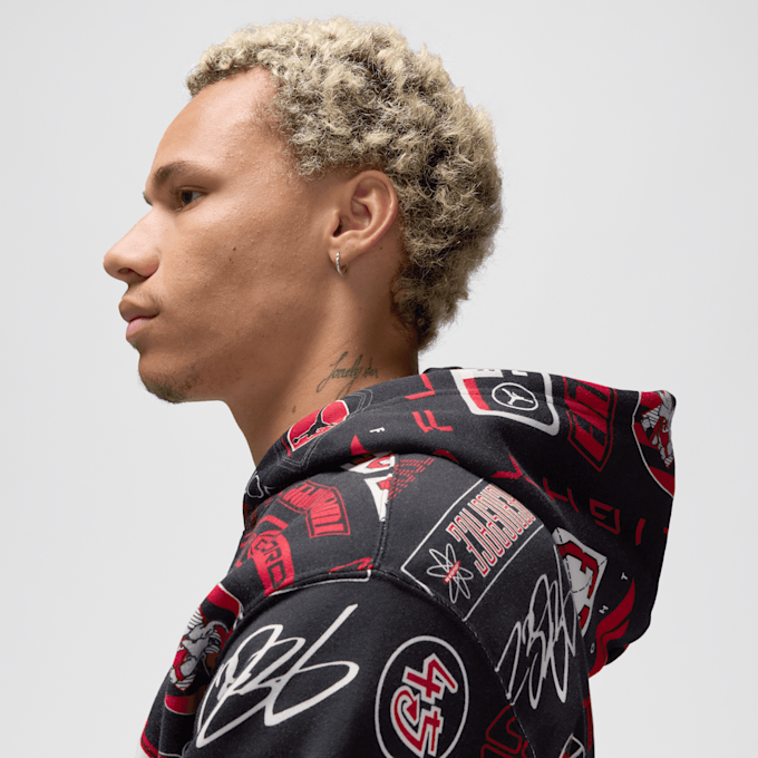 Jordan Essentials All Over Print Fleece Pullover noir 42430 5