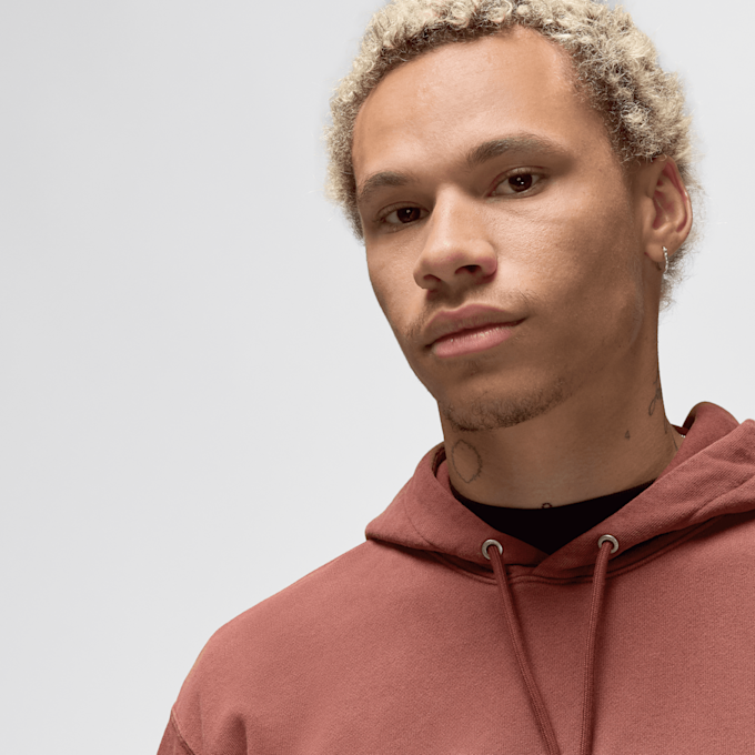 Jordan Flight Washed Fleece Hoodie crvena 42470 3