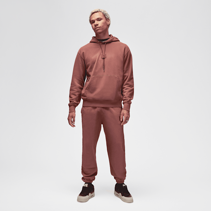 Jordan Flight Washed Fleece Hoodie rosso 42470 7