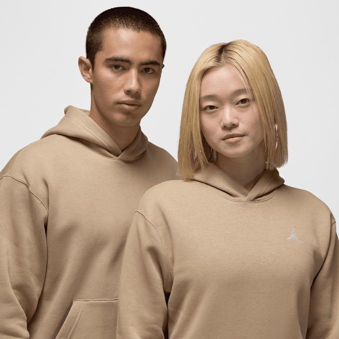 Jordan Brooklyn Fleece Hoodie bege 42475 3