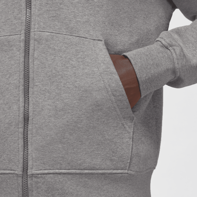 Jordan Brooklyn Fleece Full-Zip Hoodie cinzento 42482 4