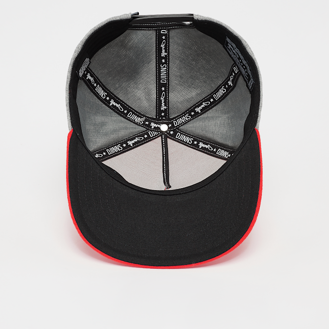 DJINNS HFT Cap Tiny Waffle rood 42571 3