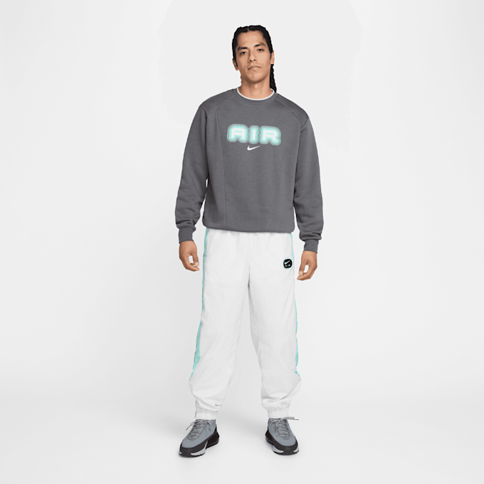 Nike   Sportswear Air Fleece Crew grijs 42635 4
