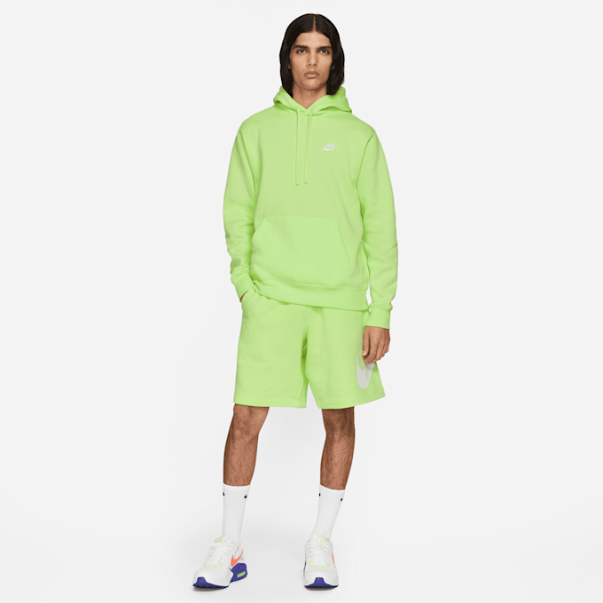 Nike Club Fleece Hoodie verde 42676 5