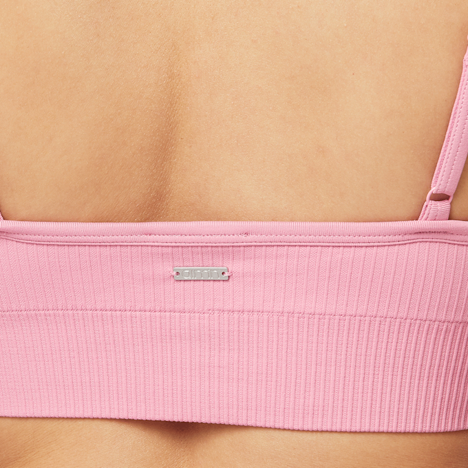 aim'n Ribbed Seamless Deep Cut Bra różowy 42696 3
