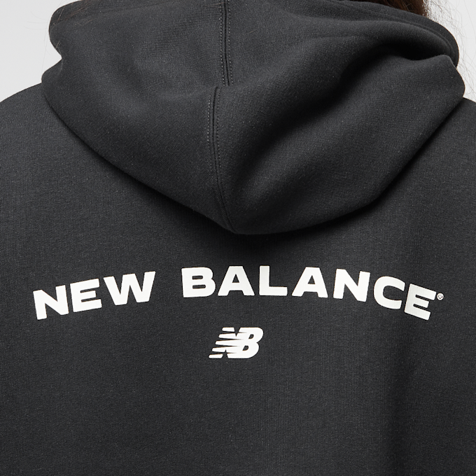 New Balance Reimagined Fleece Hoodie zwart 42739 4