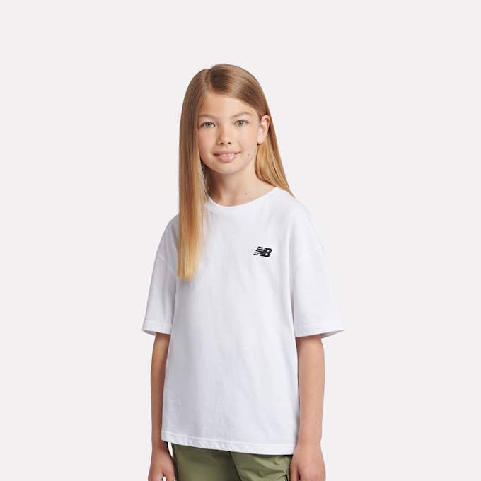 New Balance Jersey Small Logo Tee bianco 45240 1