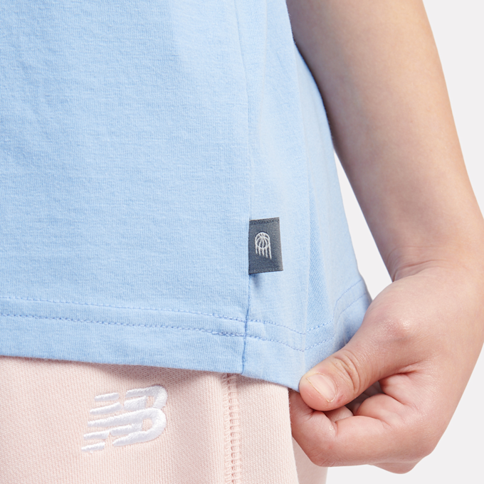 New Balance Hoops Court Graphic Tee blau 45242 4