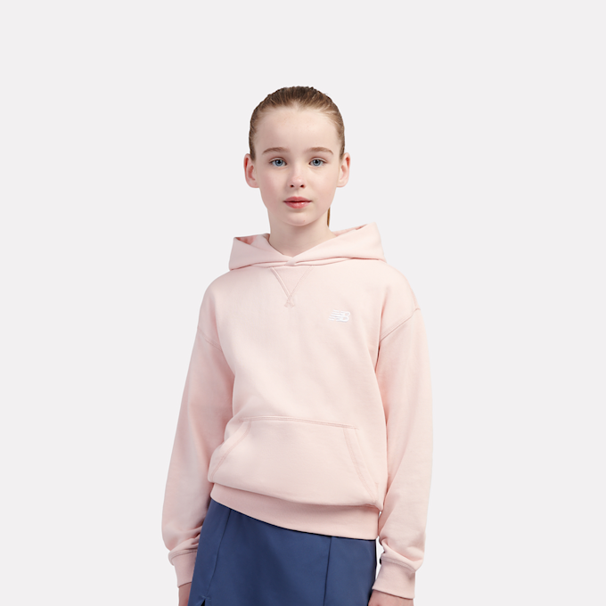 New Balance French Terry Small Logo Hoodie roza 45247 1