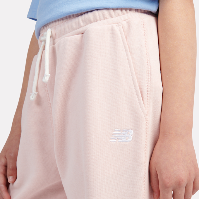 New Balance French Terry Small Logo Jogger różowy 45249 3