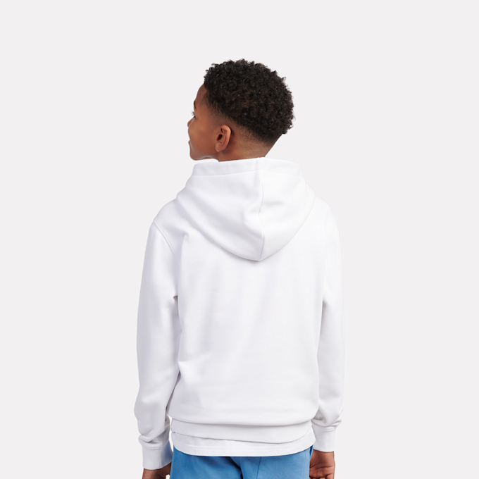 New Balance Linear Athletics Graphic French Terry Hoodie biały 45262 2