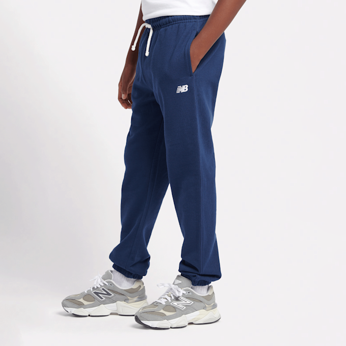 New Balance French Terry Small Logo Jogger plava 45264 2