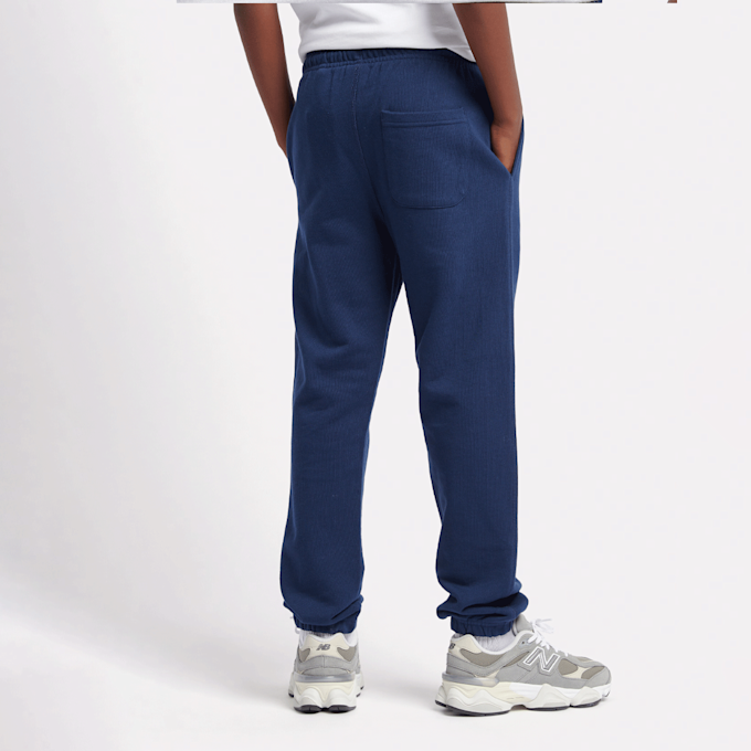New Balance French Terry Small Logo Jogger blauw 45264 3