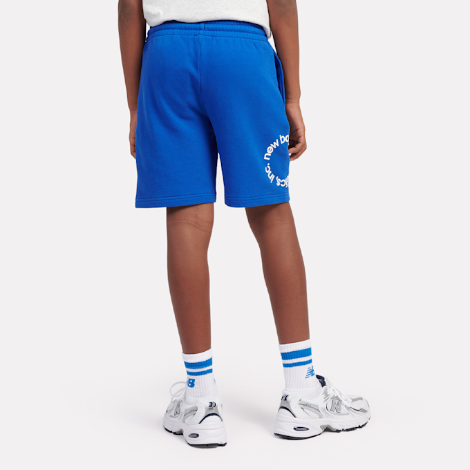 New Balance Circular Logo Graphic Short blauw 45268 2
