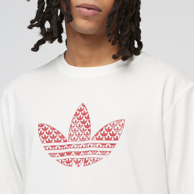 adidas Originals Monogram Infill T-Shirt wit 42944 3