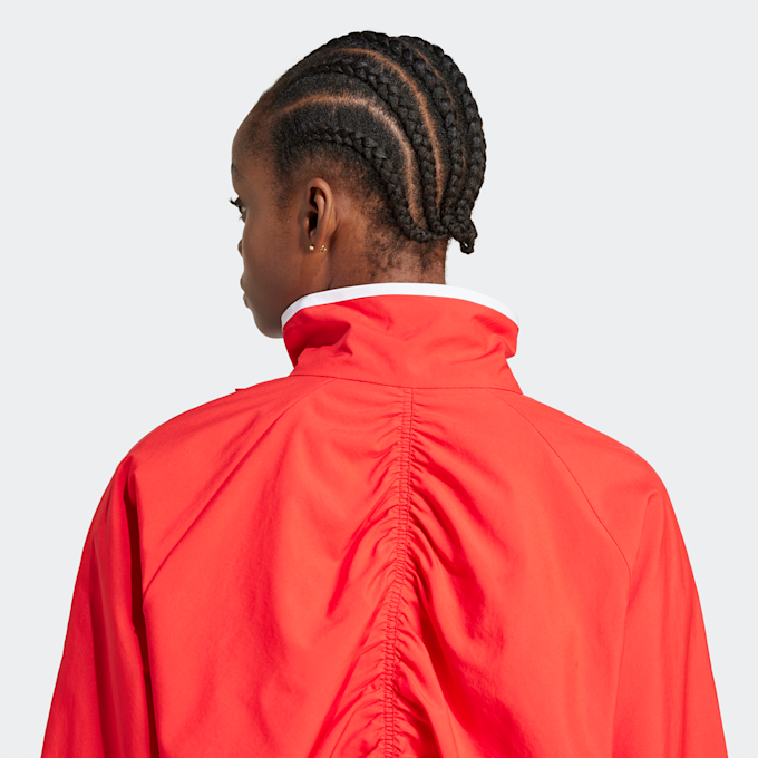 adidas Originals Chaqueta deportiva 3 rayas con cremallera rojo 42961 4