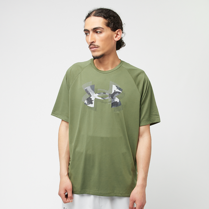 Under Armour Tech Print Fill Short Sleeve Tee verde 43066 1