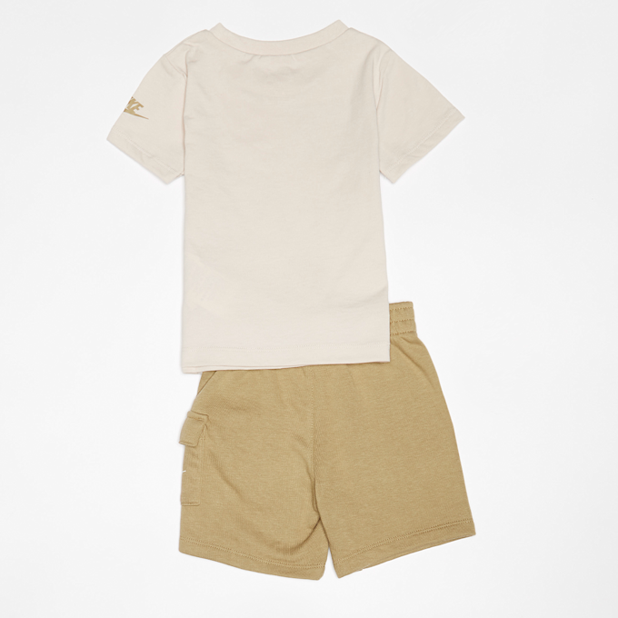 Nike Sportswear High Brand Read Cargo Shorts Set (2 Piece) beige 43051 2