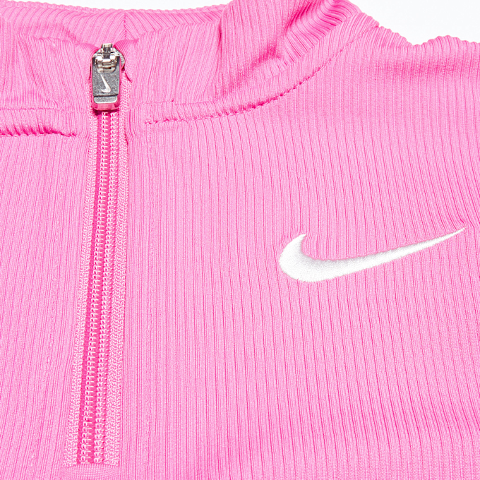 Nike 1/4 Zip Rib Legging Set różowy 43054 4