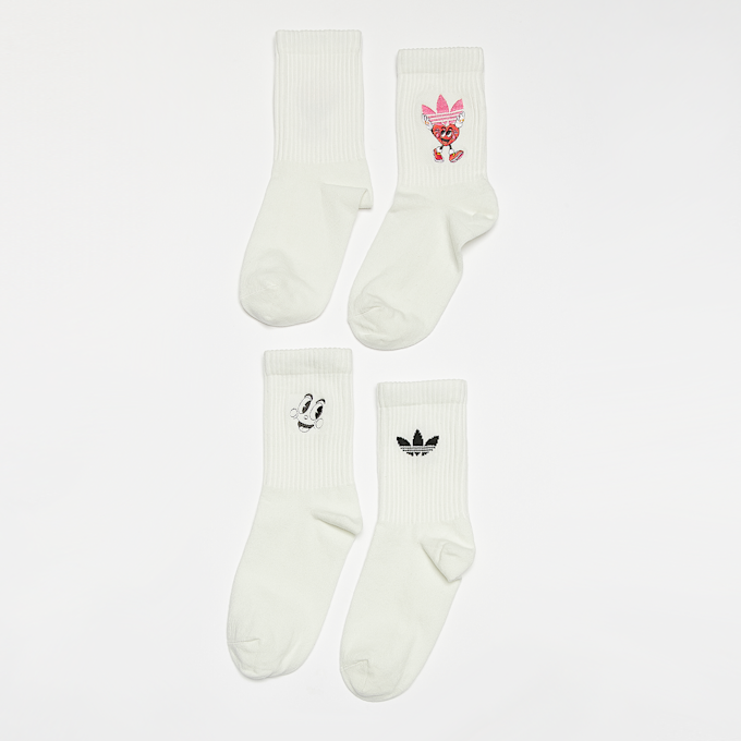adidas Originals Chaussettes Crew Nelson Valentine (2 Pack) blanc 43094 1