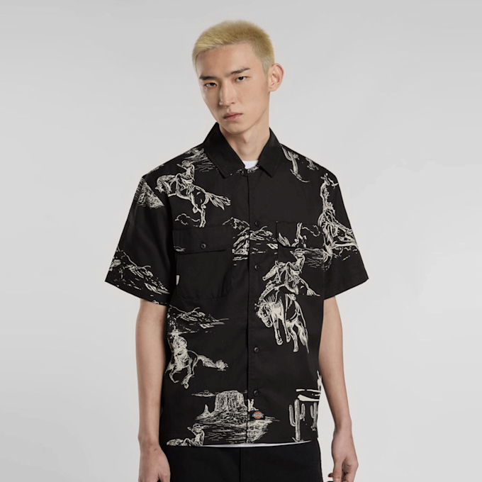 Dickies Savage Work Shirt noir 44694 1