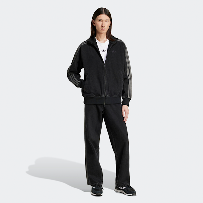 adidas Originals Denim Firebird Pants crna 44780 5