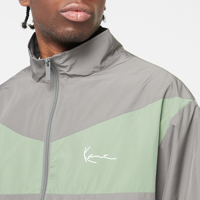 Karl Kani SIGNATURE TRACKJACKET black/light blue siva 44834 3