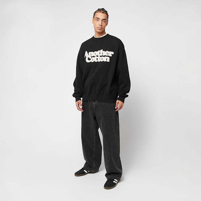 Another Cotton Lab Another Chenille Oversize Knit Sweatshirt noir 44866 4