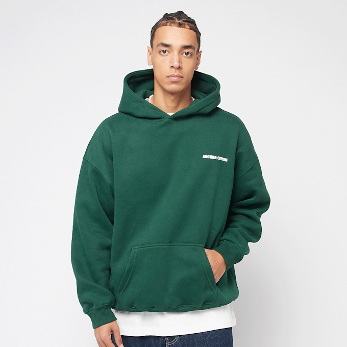 Another Cotton Lab ATHL. CLUB OVERSIZED HOODIE bottle green vert 44873 2