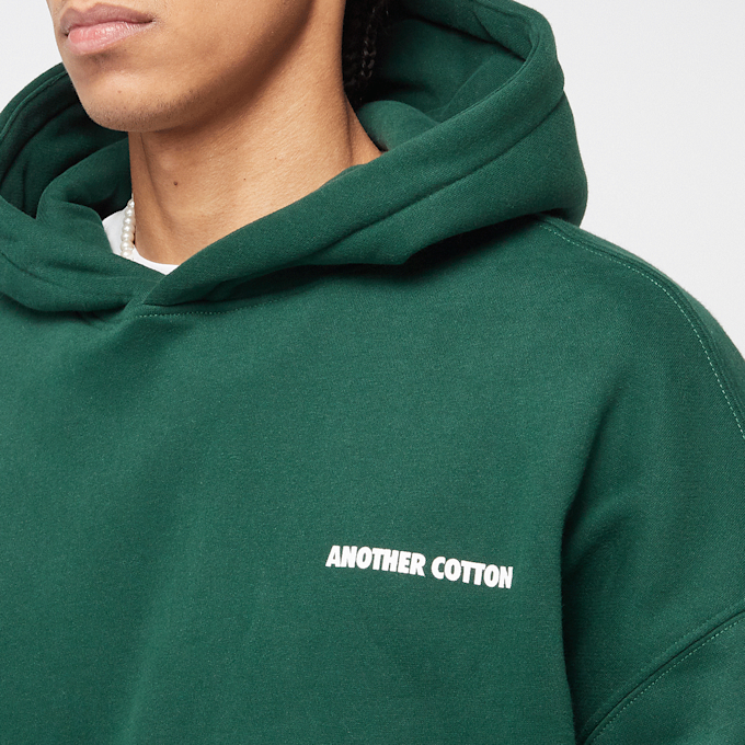 Another Cotton Lab ATHL. CLUB OVERSIZED HOODIE bottle green vert 44873 3