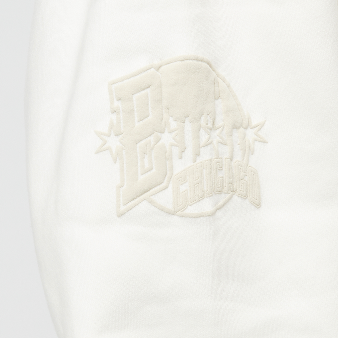 Mitchell & Ness NBA Elite Neutrals Oversized Hoodie Chicago Bulls blanc 44919 5