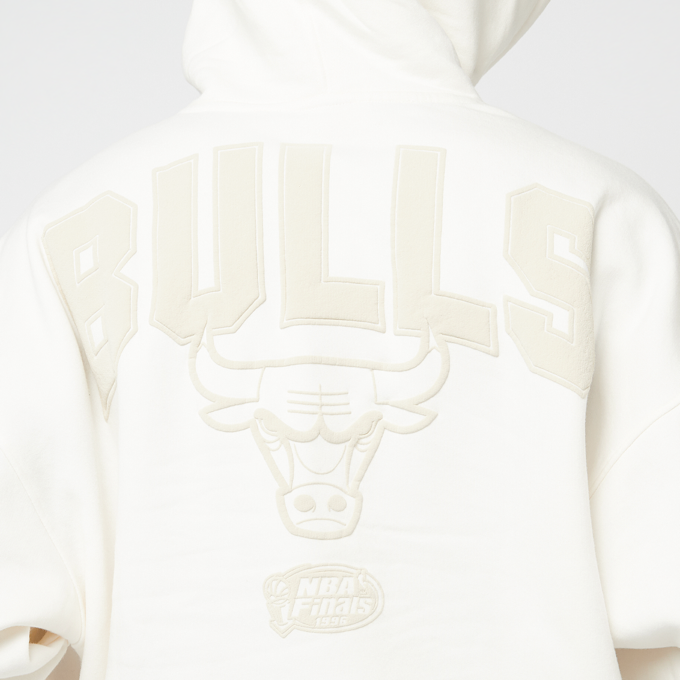 Mitchell & Ness NBA Elite Neutrals Oversized Hoodie Chicago Bulls blanco 44919 6