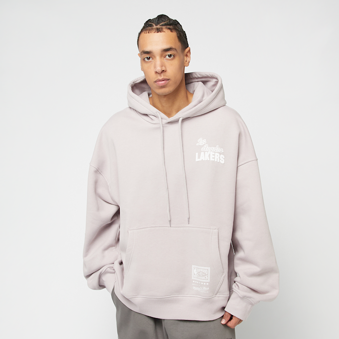 Mitchell & Ness NBA Elite Neutrals Oversized Hoodie LA Lakers grau 44921 2