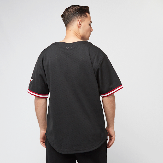 Mitchell & Ness NBA On the Clock Mesh Button Front Vintage Logo Chicago Bulls nero 44932 2