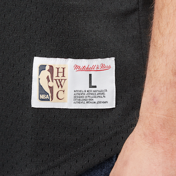 Mitchell & Ness NBA On the Clock Mesh Button Front Vintage Logo LA Lakers negro 44933 4