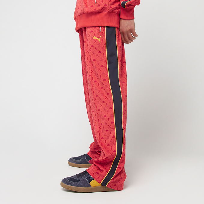 PUMA T7 Road To Unity All Over Print Relaxed Straight Tracküants DK rood 44951 2