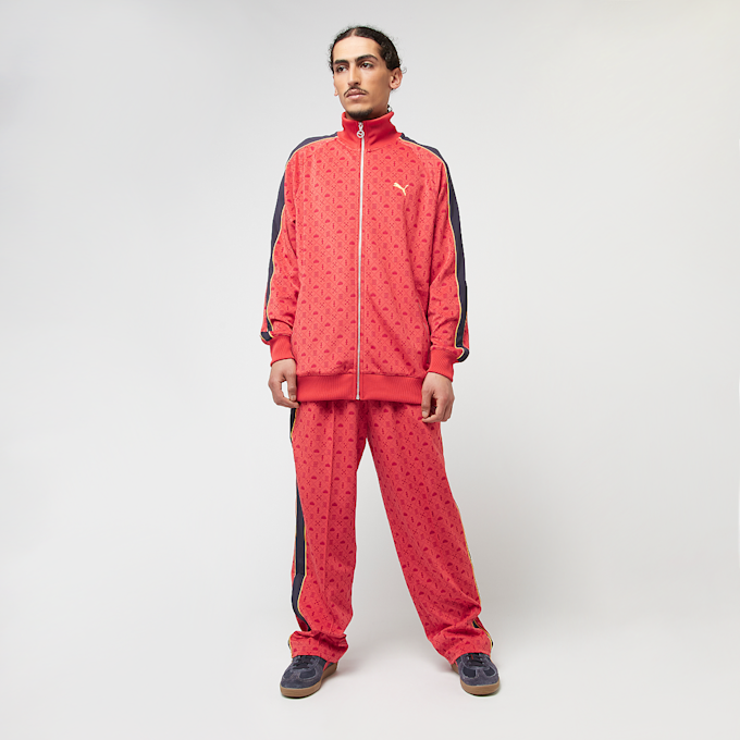 PUMA T7 Road To Unity All Over Print Relaxed Straight Tracküants DK czerwony 44951 6