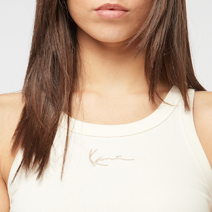 Karl Kani Small Signature Rib Tanktop beige 44936 3