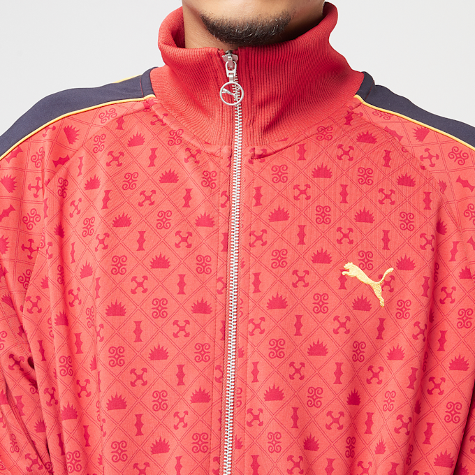 PUMA Road To Unity All Over Print Track Jacket DK czerwony 44954 3